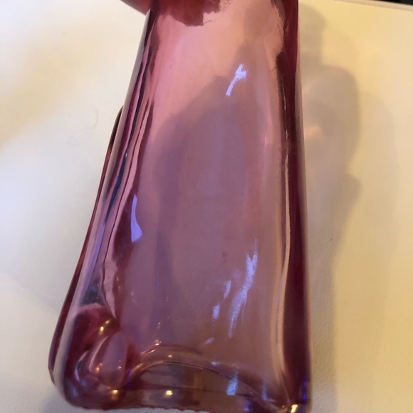 Vintage Happy Cat Pink Wine Bottle - Picture 8 of 10